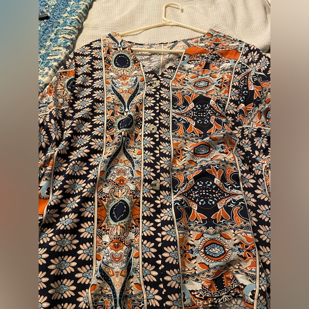 Boho blouse colorful and comfortable